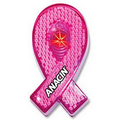 Pink Ribbon Light Up Reflector w/ Red LED Light